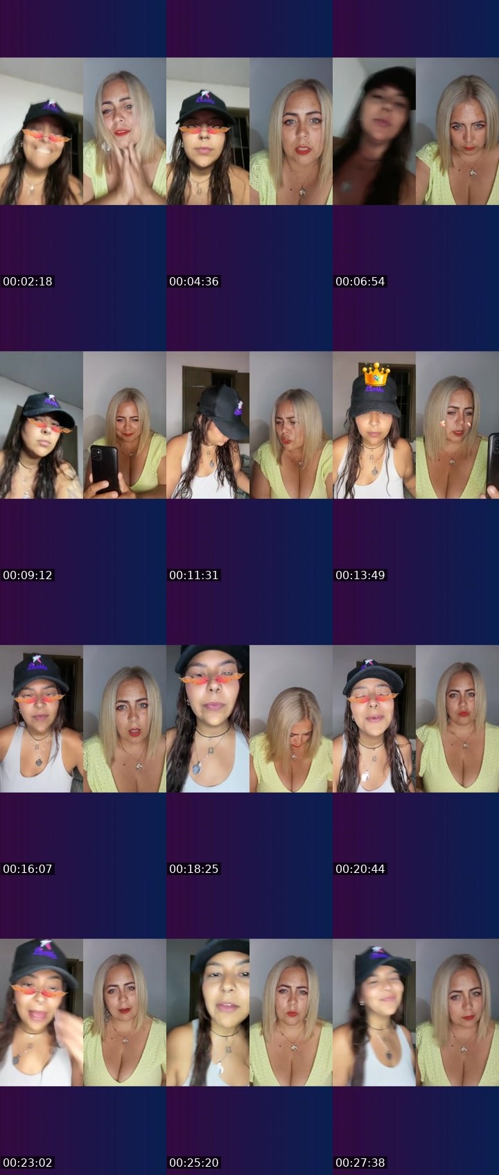 Contact-sheet preview of 🔥⃤ 𝐌aɱaƈιta ♦️'s Liveme recording