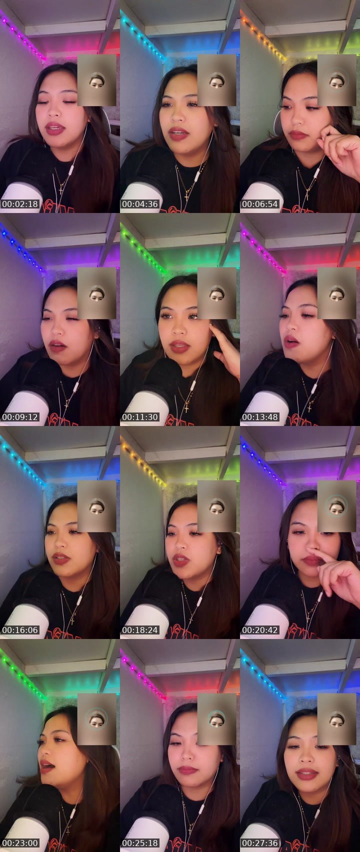 Contact-sheet preview of ♔𝓐𝔃𝓲's Liveme recording