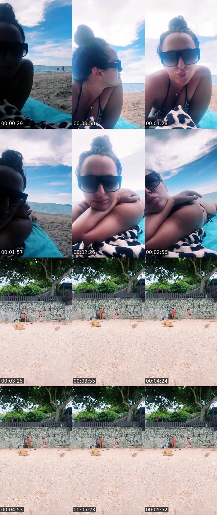 Contact-sheet preview of Miss Nino's Liveme recording