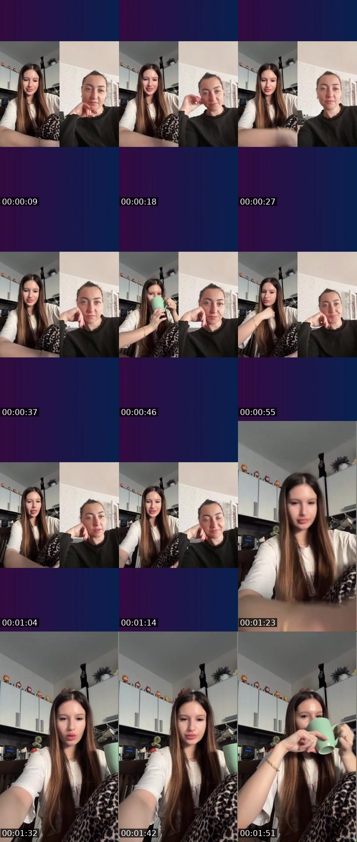 Contact-sheet preview of Karinetta💋💋💋's Liveme recording