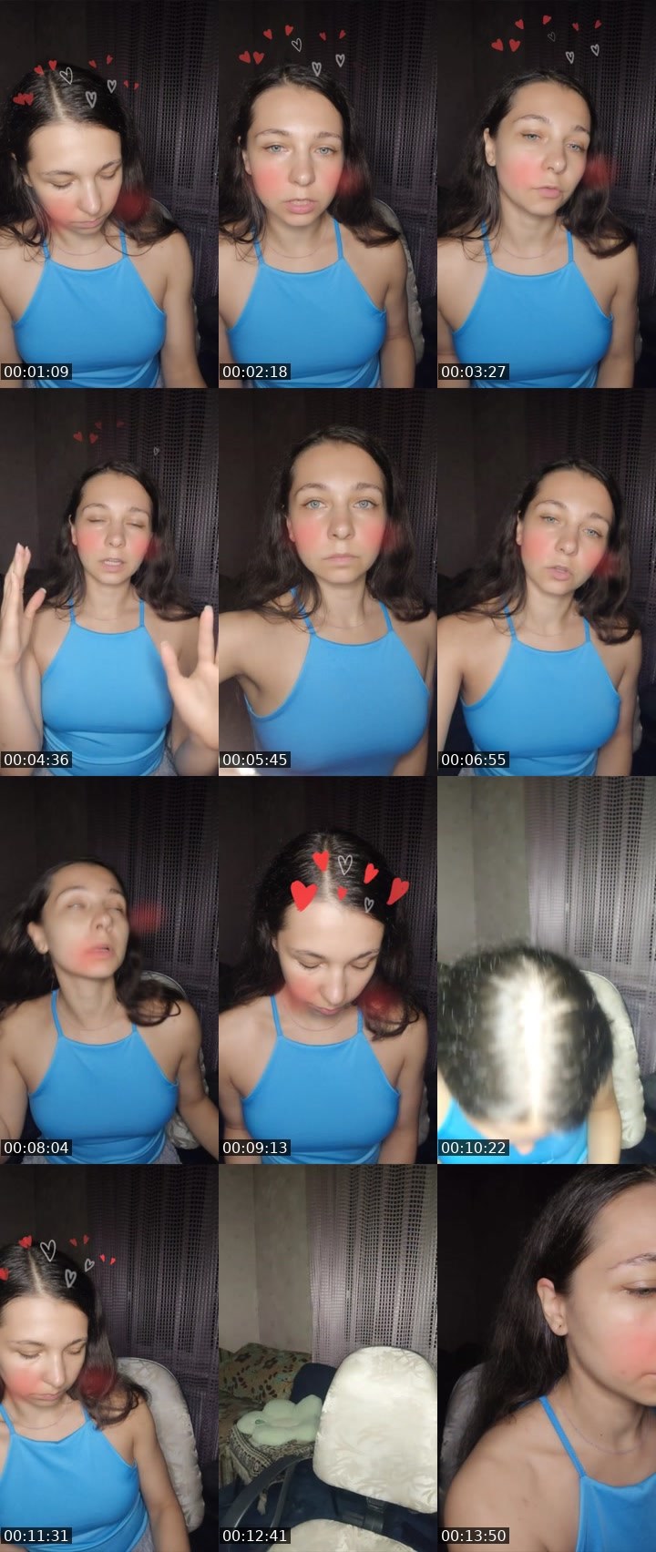 Contact-sheet preview of 💜 Petite Paposh's Liveme recording