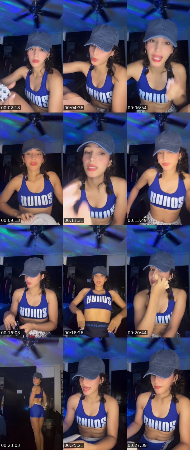 Contact-sheet preview of 💙Haydy💠's Liveme recording