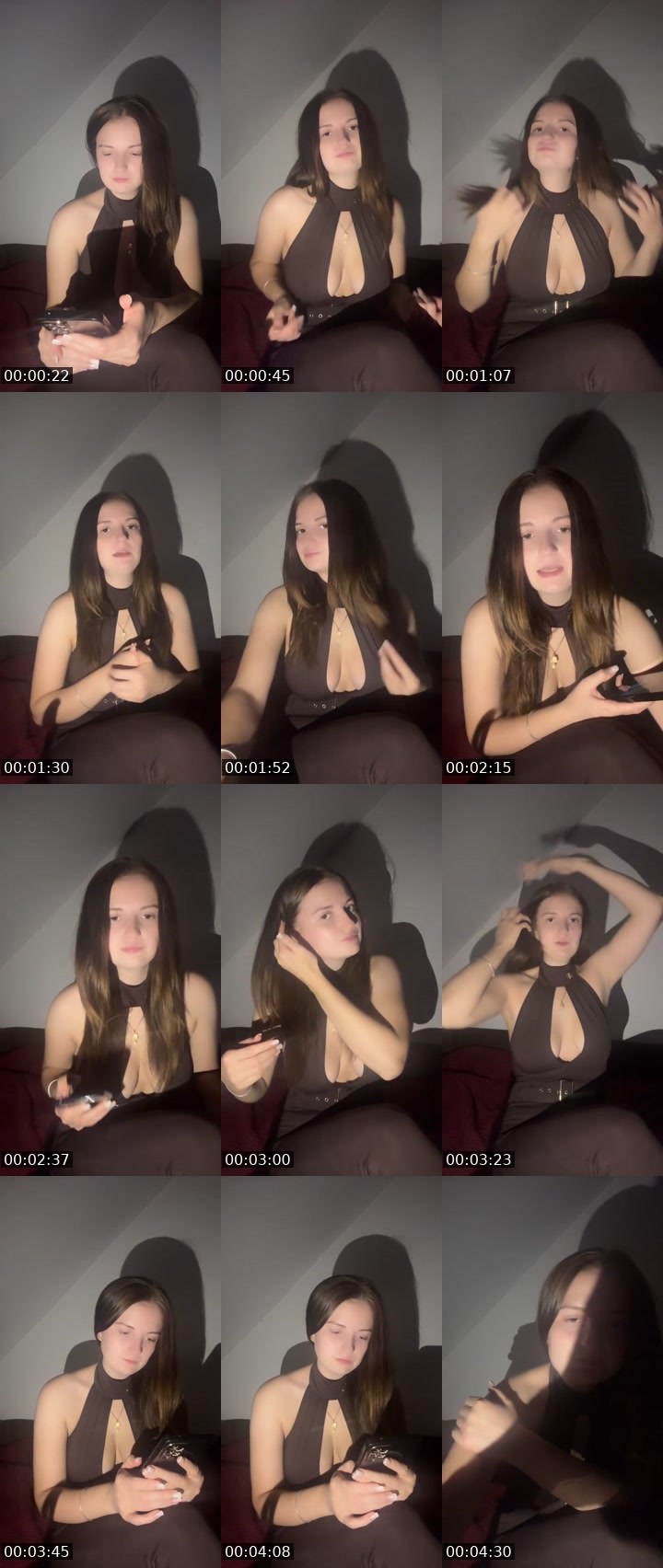 Contact-sheet preview of Olichka🇺🇦🇵🇱's Liveme recording