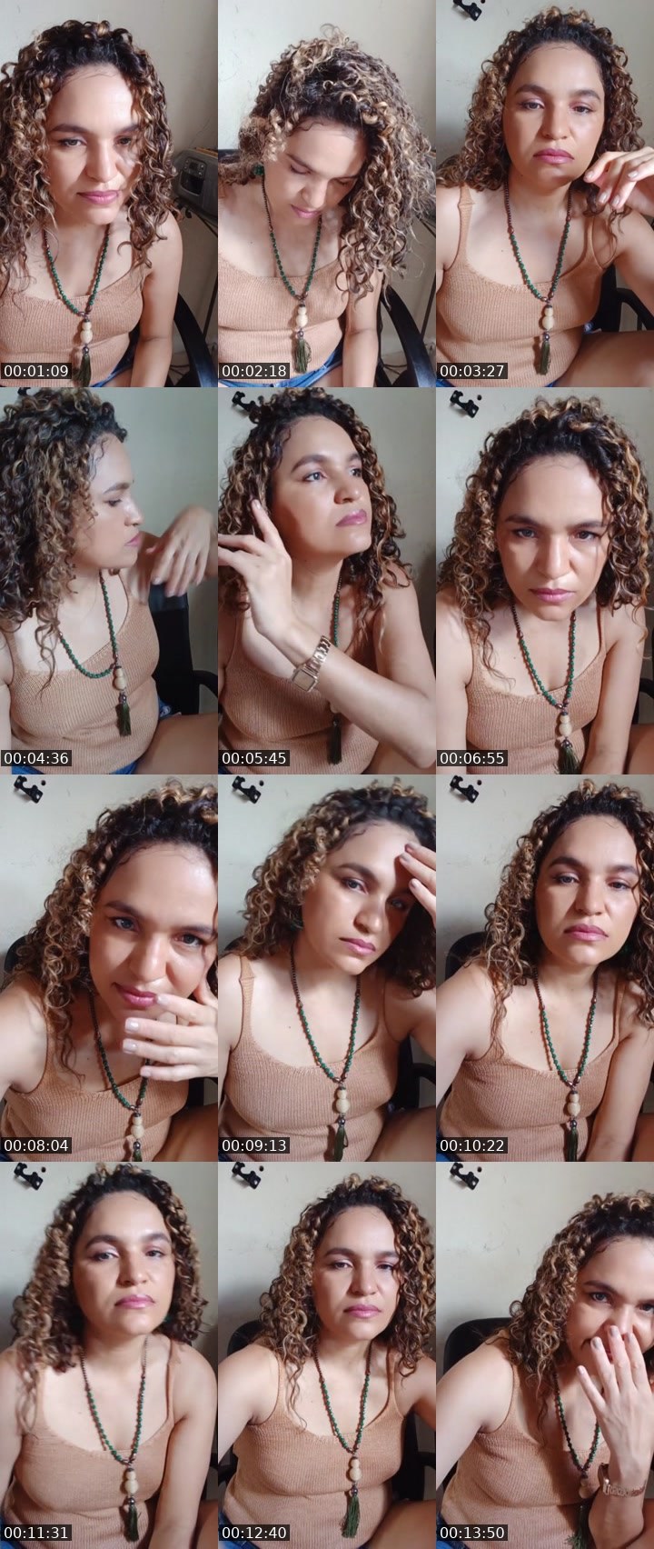 Contact-sheet preview of kamylla 🫦🔥's Liveme recording