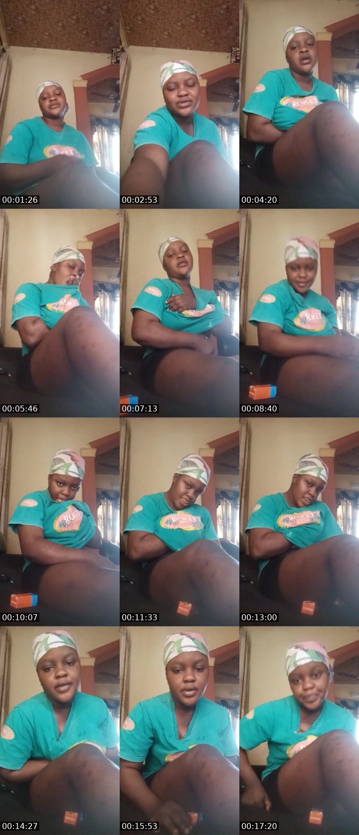 Contact-sheet preview of hipstar's Liveme recording