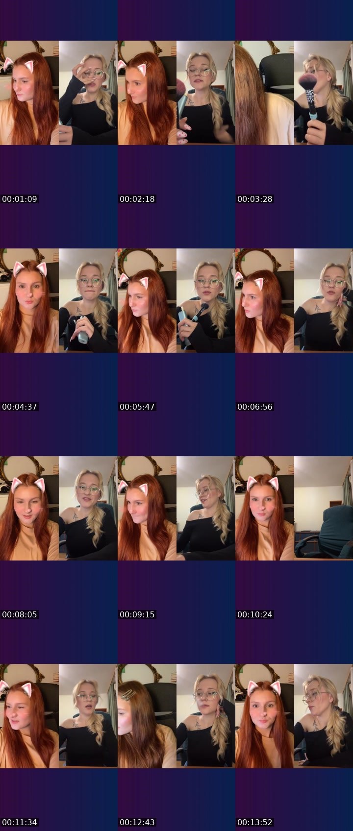 Contact-sheet preview of 🌸MARIANA🌸's Liveme recording