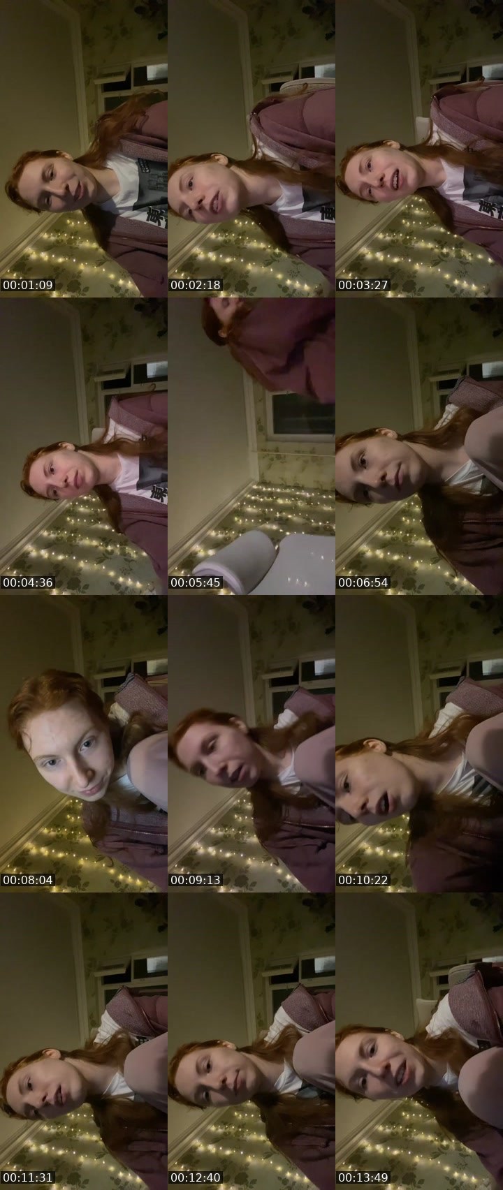 Contact-sheet preview of Nyona's Liveme recording