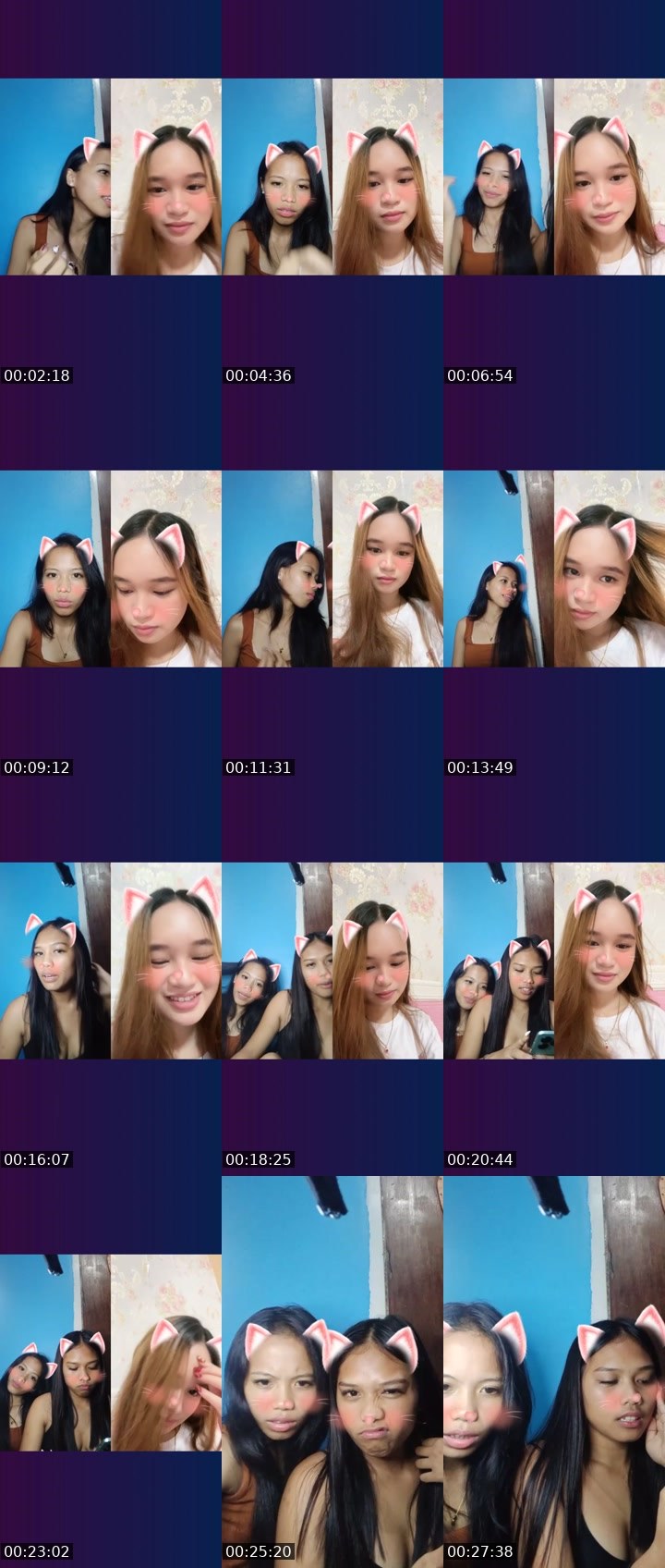 Contact-sheet preview of 🍃🫅theara 🦄's Liveme recording