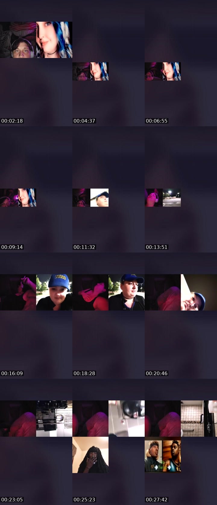 Contact-sheet preview of CannaCuuuhhhh's Liveme recording