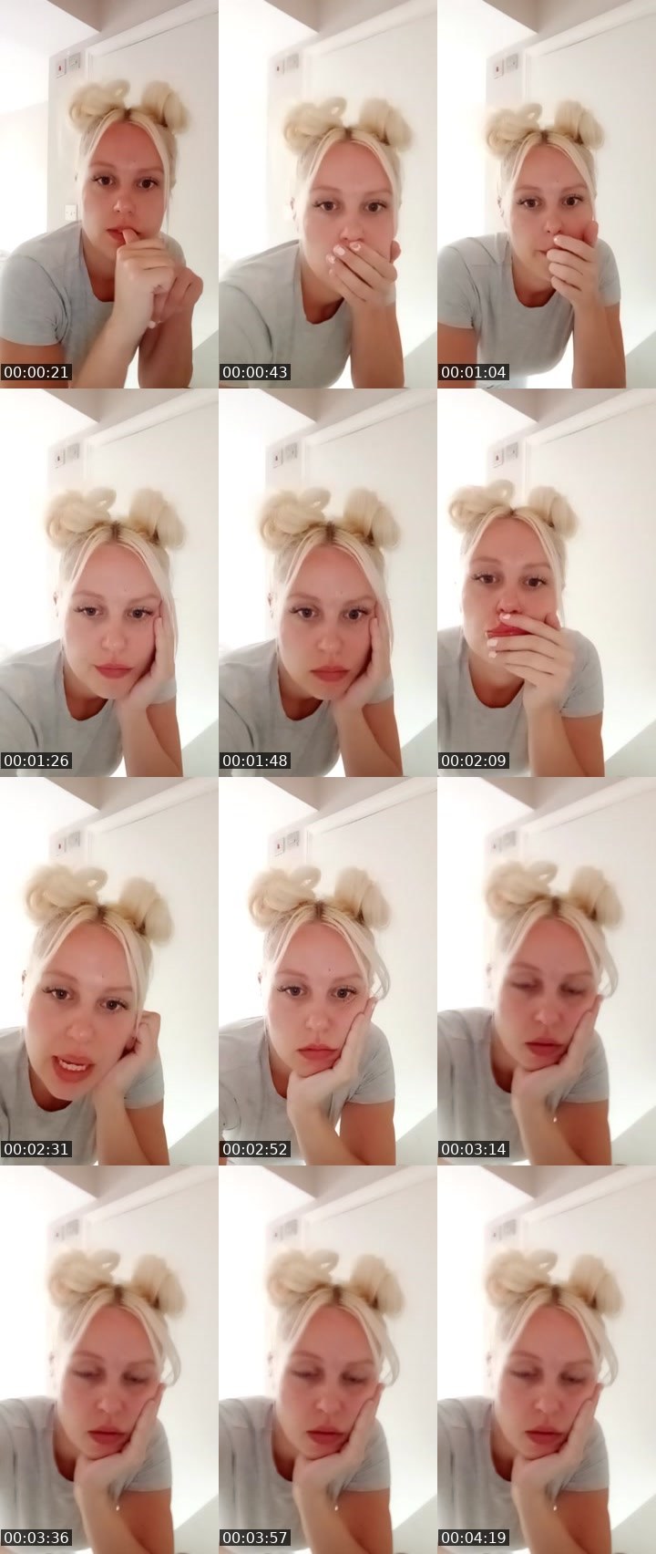 Contact-sheet preview of coxo888's Liveme recording