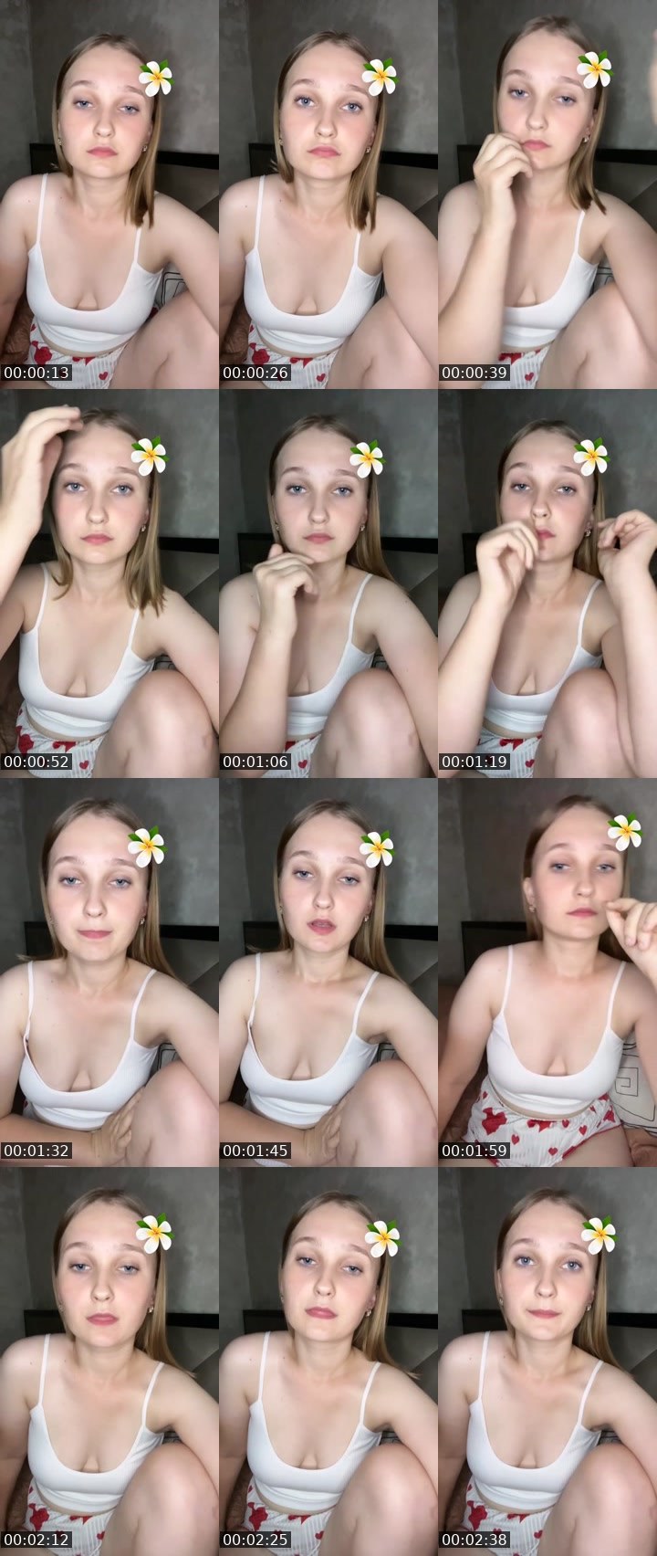 Contact-sheet preview of _Marina_'s Liveme recording
