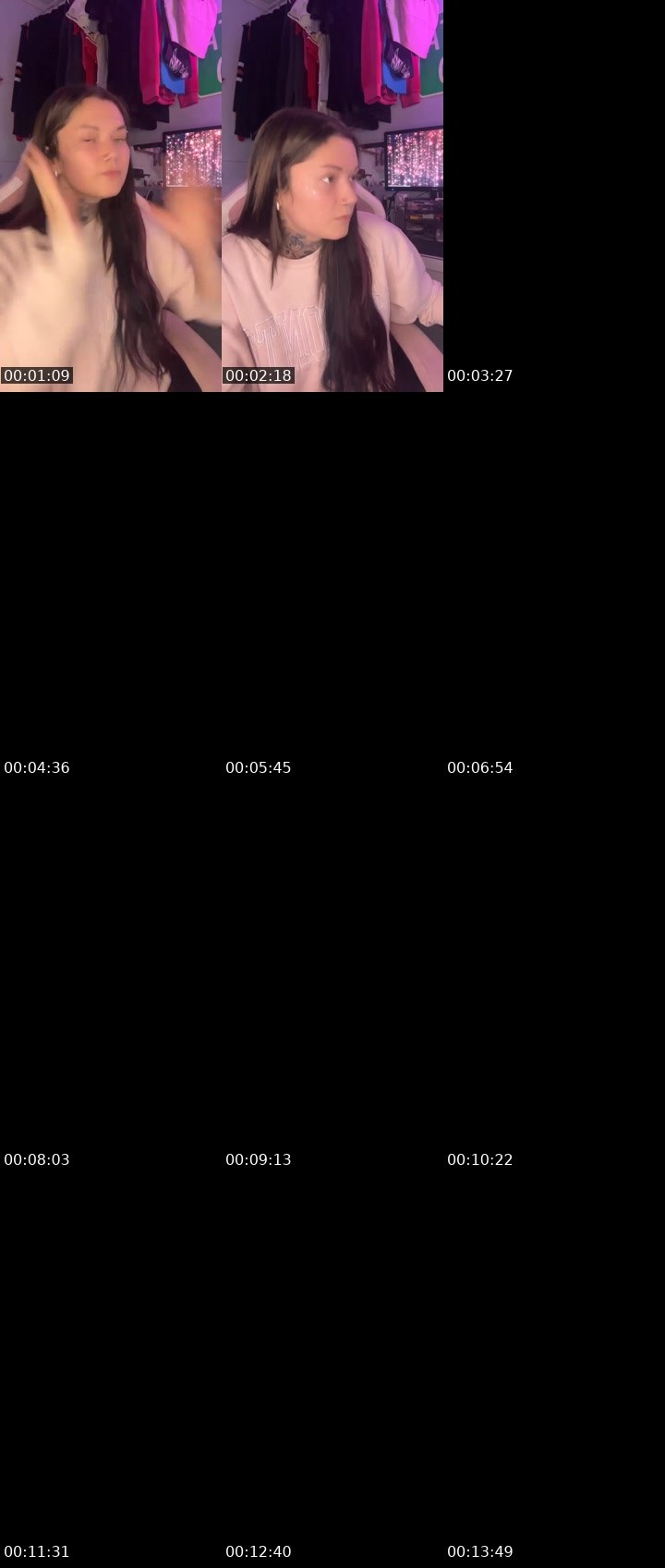 Contact-sheet preview of ✧ርᎧᗰᗴT🤍༞'s Liveme recording