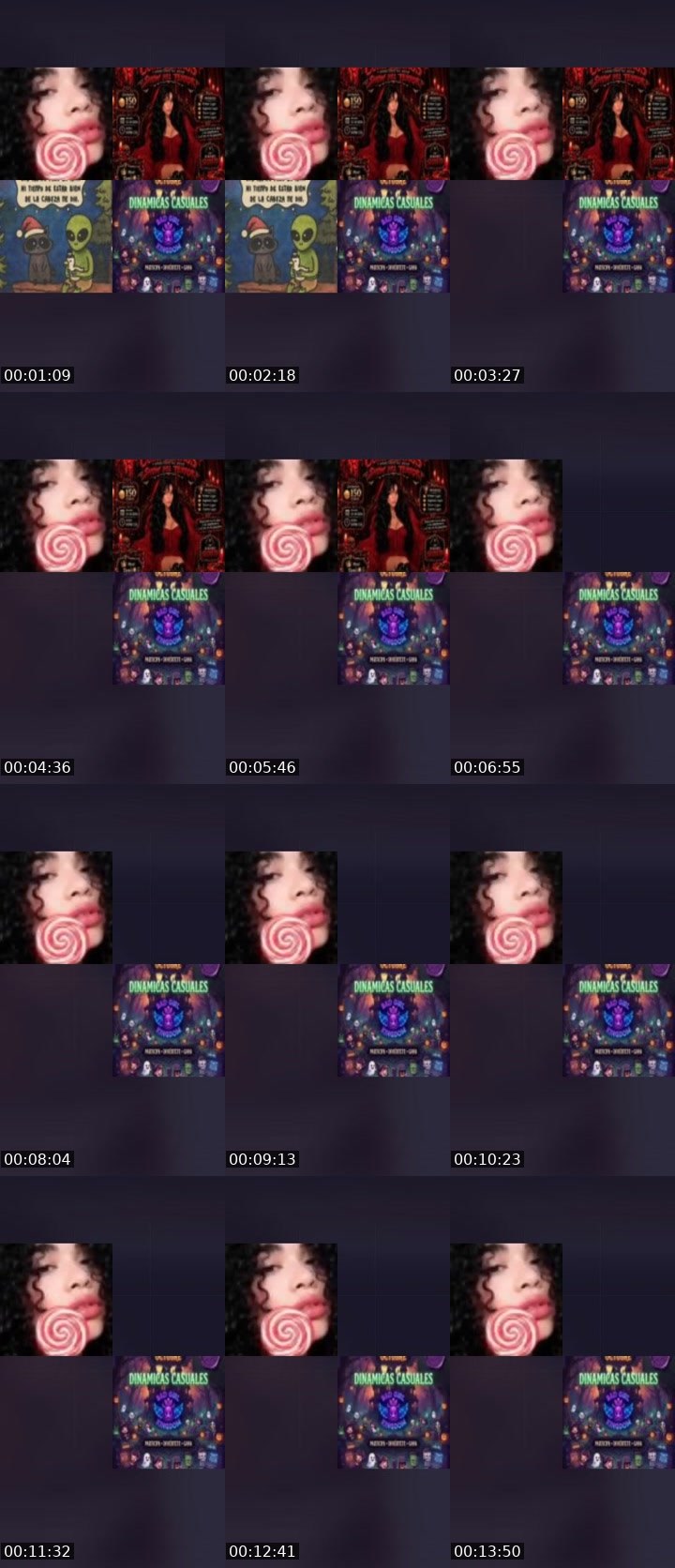 Contact-sheet preview of ༺🐷🅿︎🅴︎🅿︎🅰︎🌋༻'s Liveme recording