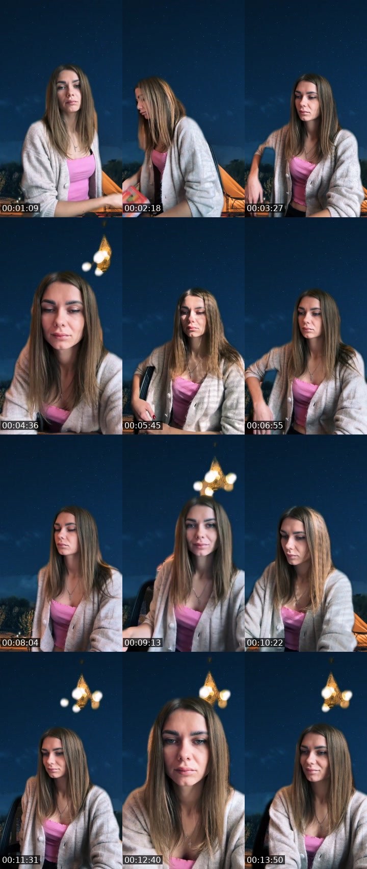 Contact-sheet preview of Yuliii's Liveme recording