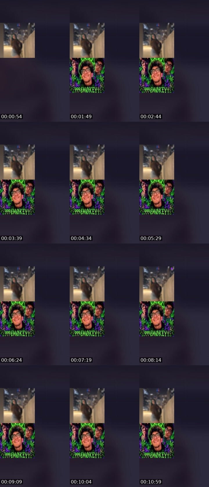 Contact-sheet preview of 🐉MILLI_2X 🃏's Liveme recording