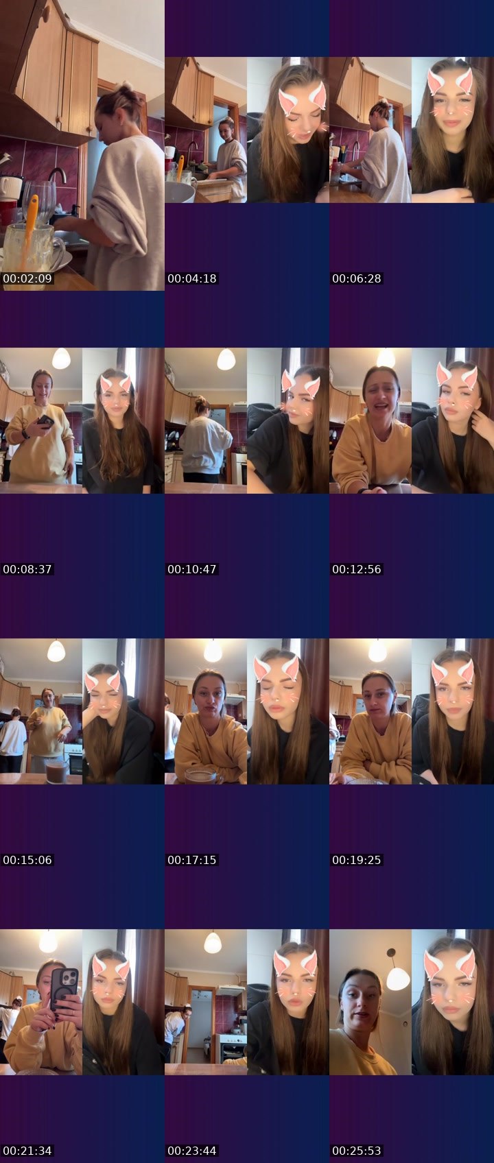 Contact-sheet preview of Conera_baby🐾's Liveme recording