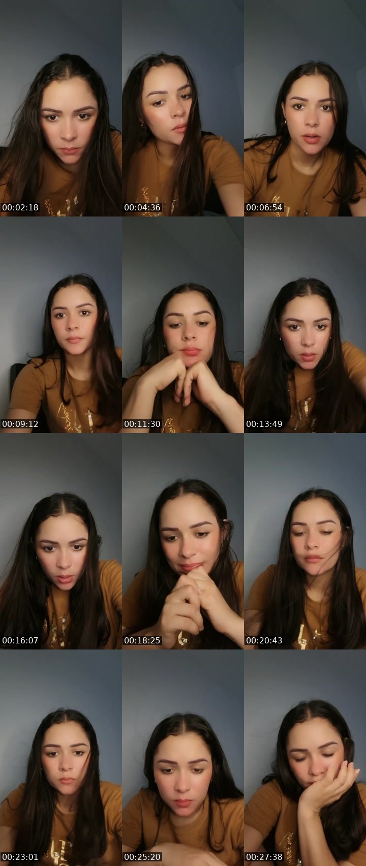 Contact-sheet preview of Blanquitaa😈🙂's Liveme recording
