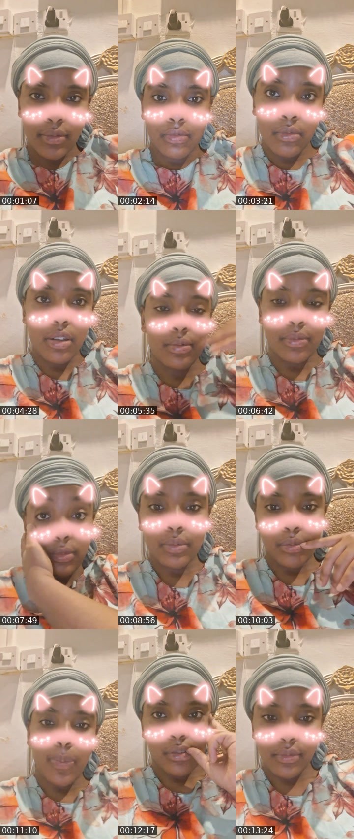 Contact-sheet preview of Nebuti's Liveme recording