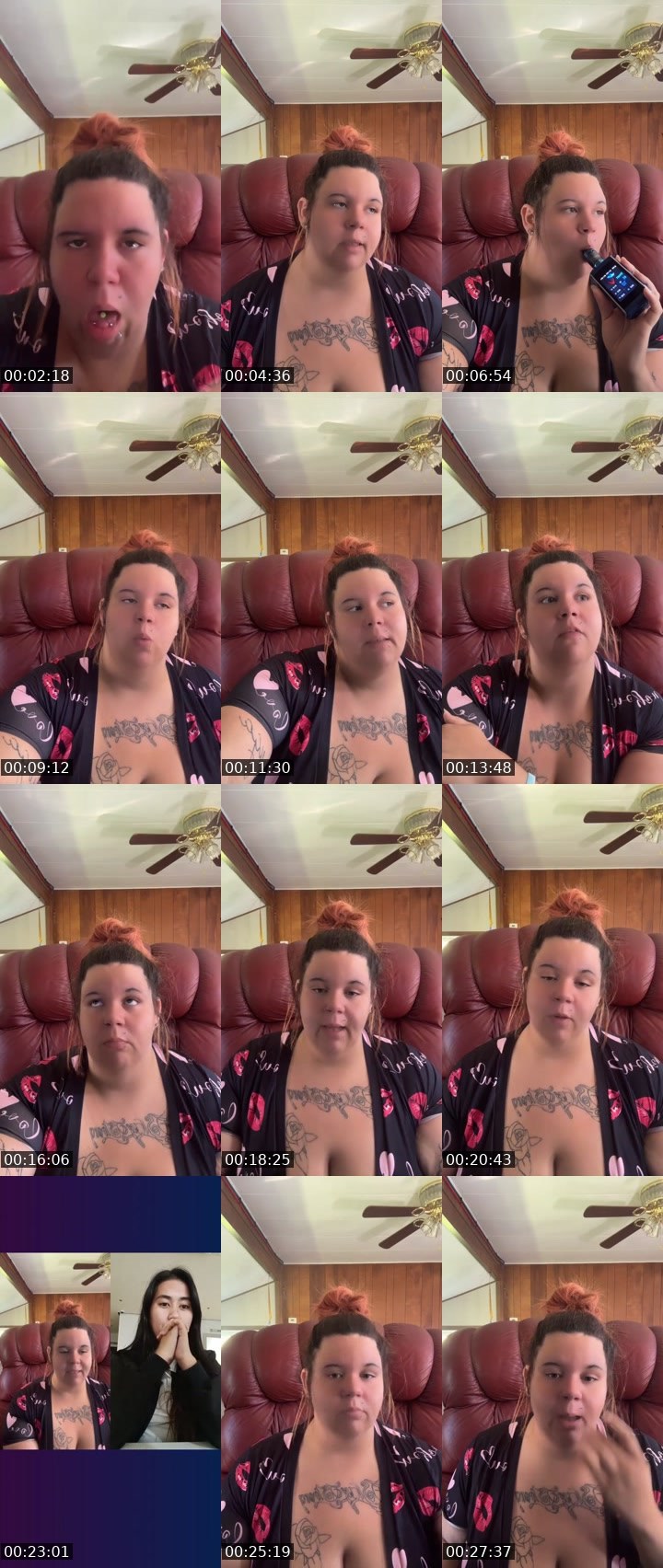 Contact-sheet preview of 🩵🌎SNACKERZZ🤍💚's Liveme recording