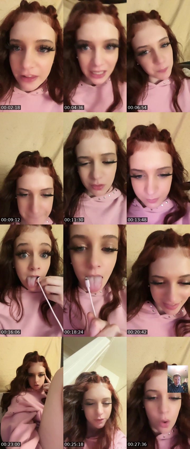 Contact-sheet preview of KITTYKITTEN❤️‍🔥❌🔱's Liveme recording
