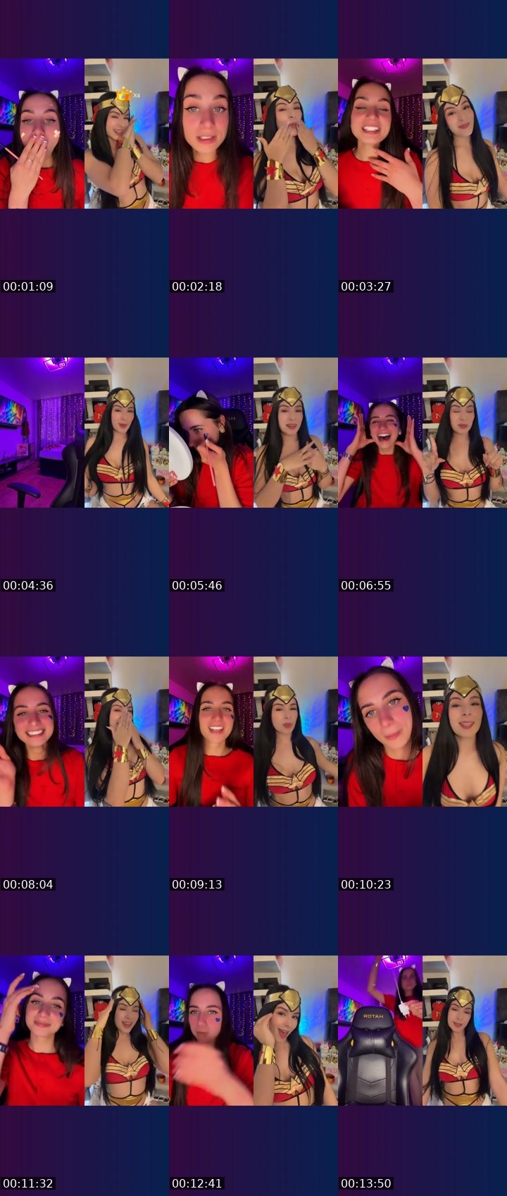 Contact-sheet preview of 𝑬𝓂𝓂𝒾𝒯𝓇𝒶𝒾𝓁🐾's Liveme recording