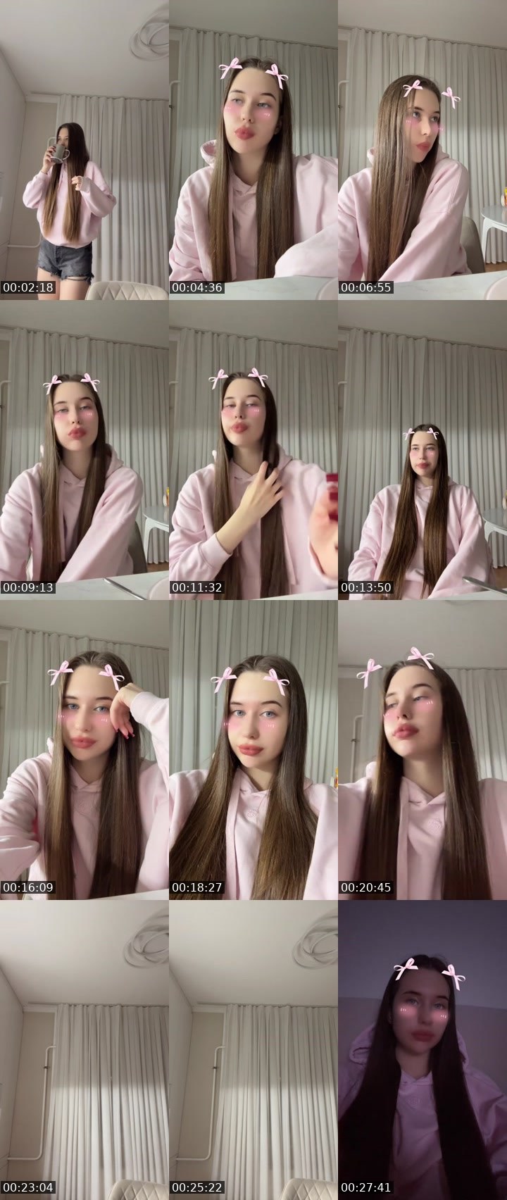 Contact-sheet preview of Victory💋's Liveme recording