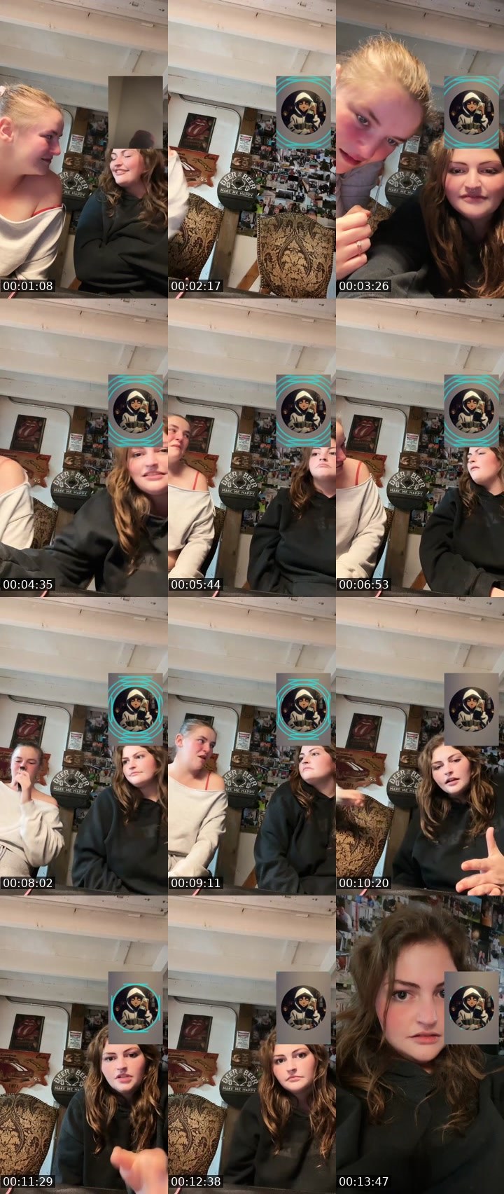 Contact-sheet preview of 🖤🇨🇦CARA🇨🇦🖤's Liveme recording
