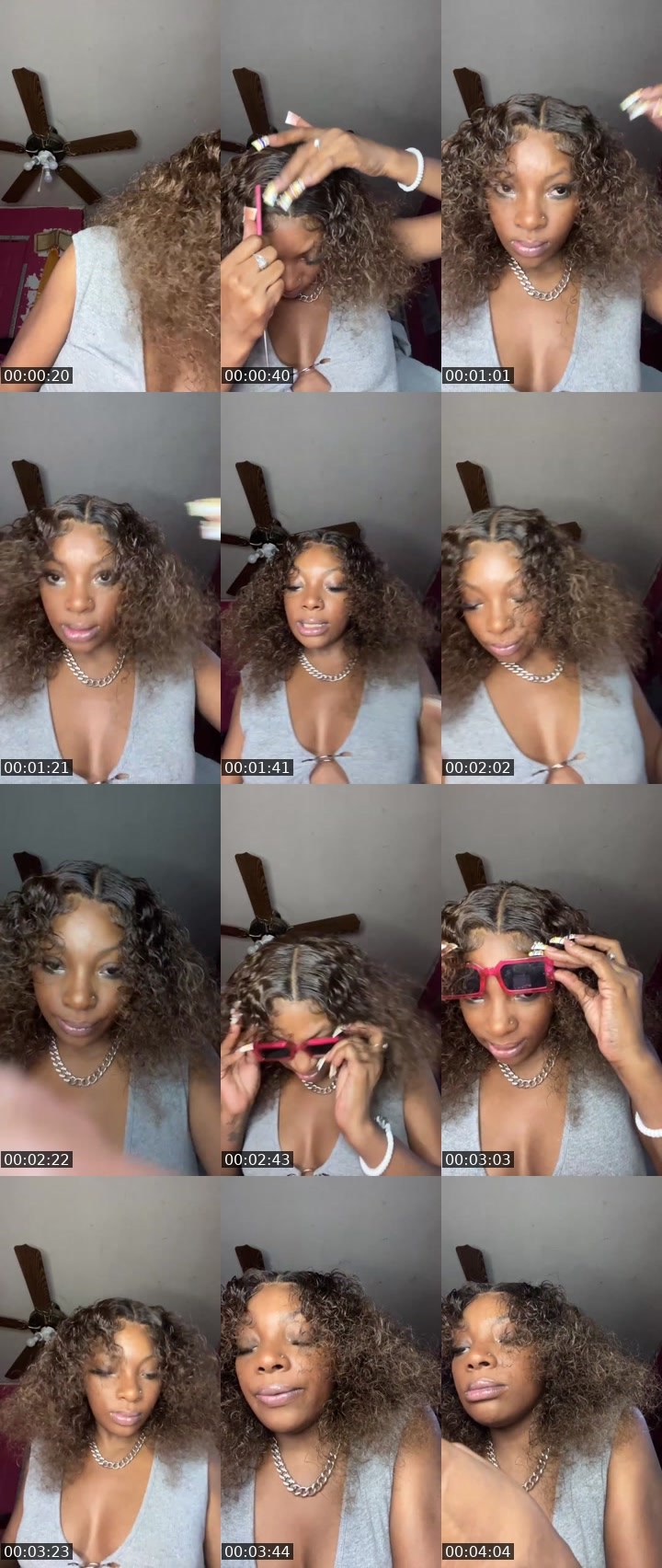 Contact-sheet preview of BrownSugar😍🤎's Liveme recording