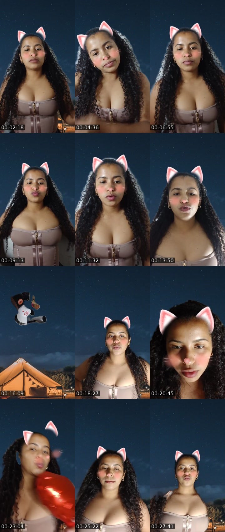 Contact-sheet preview of 🍒Ale☁️'s Liveme recording