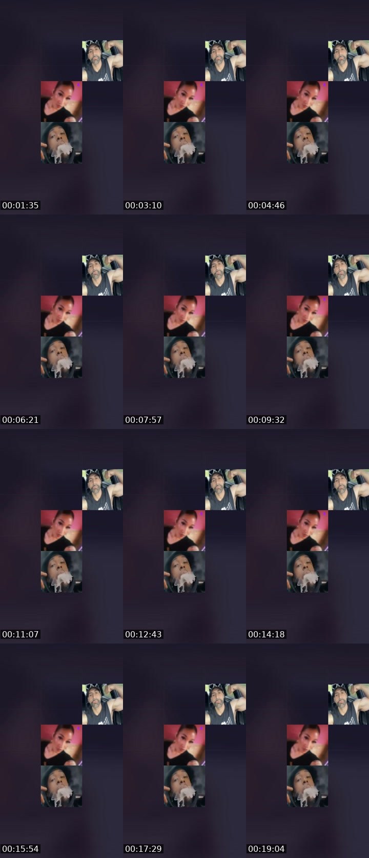 Contact-sheet preview of 𝓙𝓐𝓓𝓐💋's Liveme recording