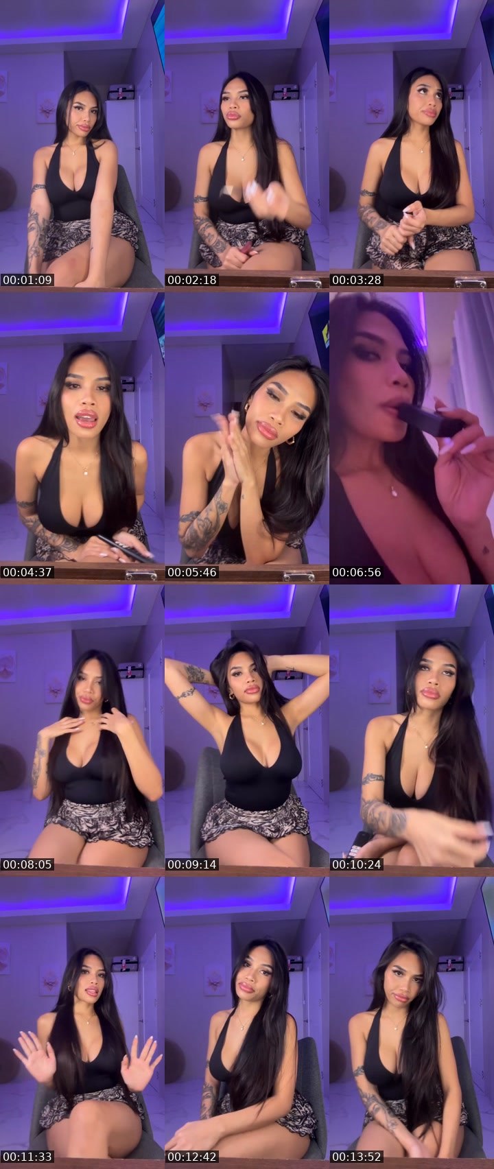 Contact-sheet preview of Hanni🫶🏻's Liveme recording