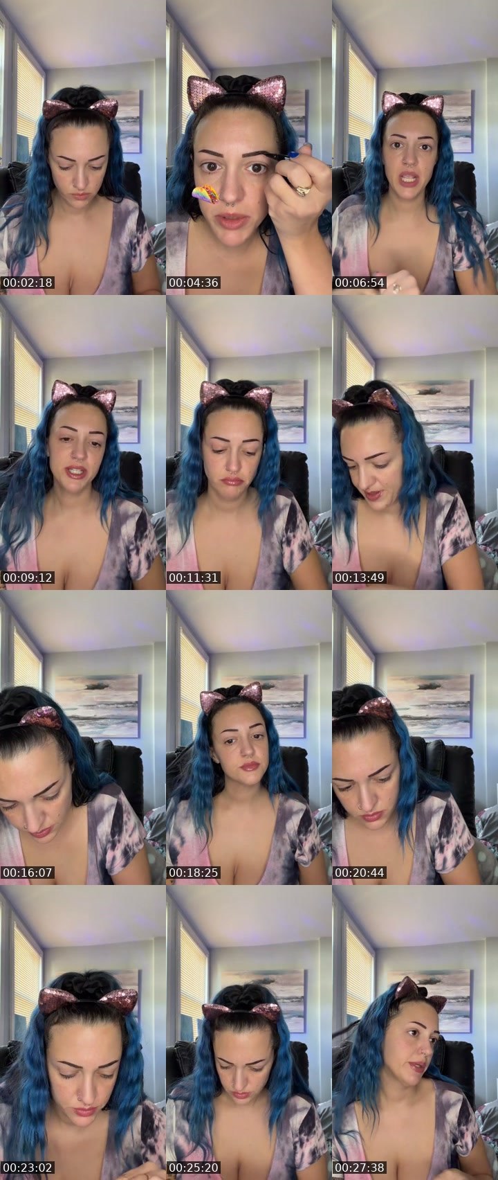 Contact-sheet preview of 😈 KRIS 😈's Liveme recording