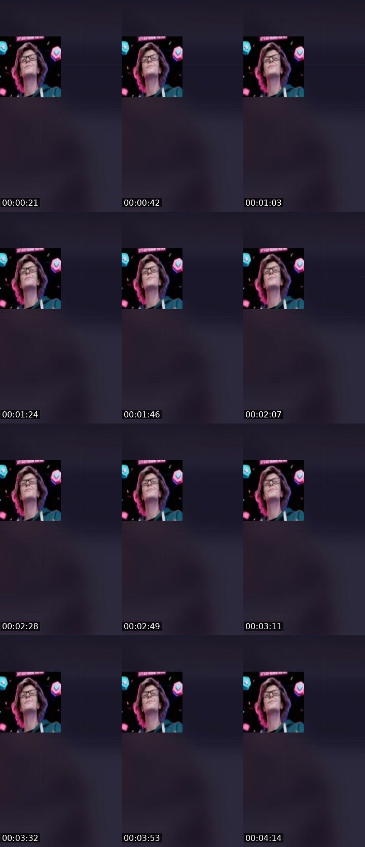 Contact-sheet preview of little miss red's Liveme recording