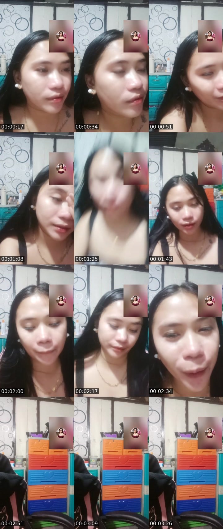 Contact-sheet preview of ㋡ᴹⱽᴾCrissy's Liveme recording