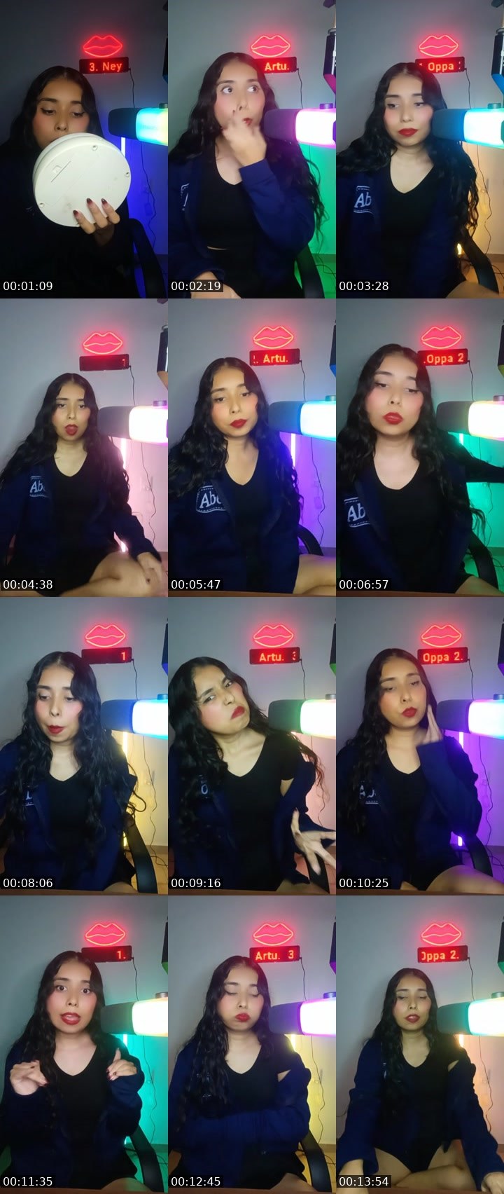 Contact-sheet preview of Aꪶⅈꫀ30k♔☘'s Liveme recording