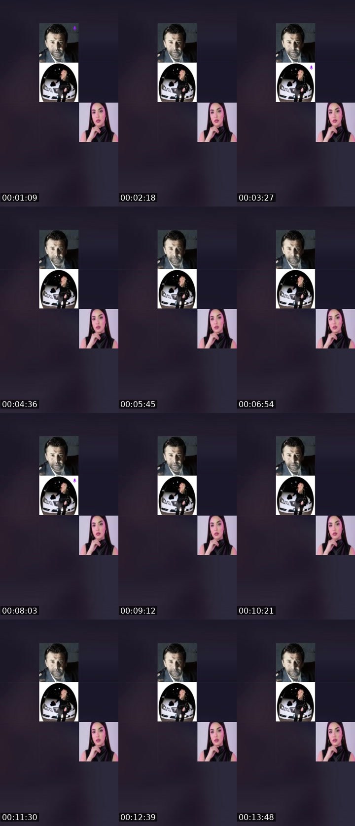 Contact-sheet preview of Tima 🇬🇸's Liveme recording