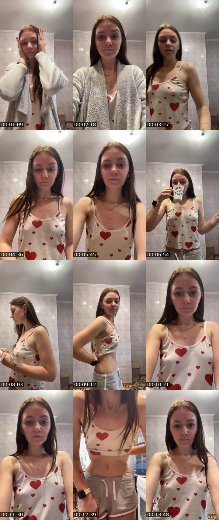 Contact-sheet preview of 𝓢𝓮𝓬𝓻𝓮𝓽 𓆩♡𓆪's Liveme recording