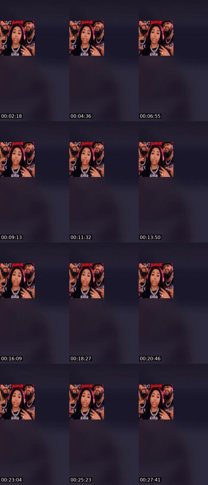 Contact-sheet preview of ☆Indigo's Liveme recording