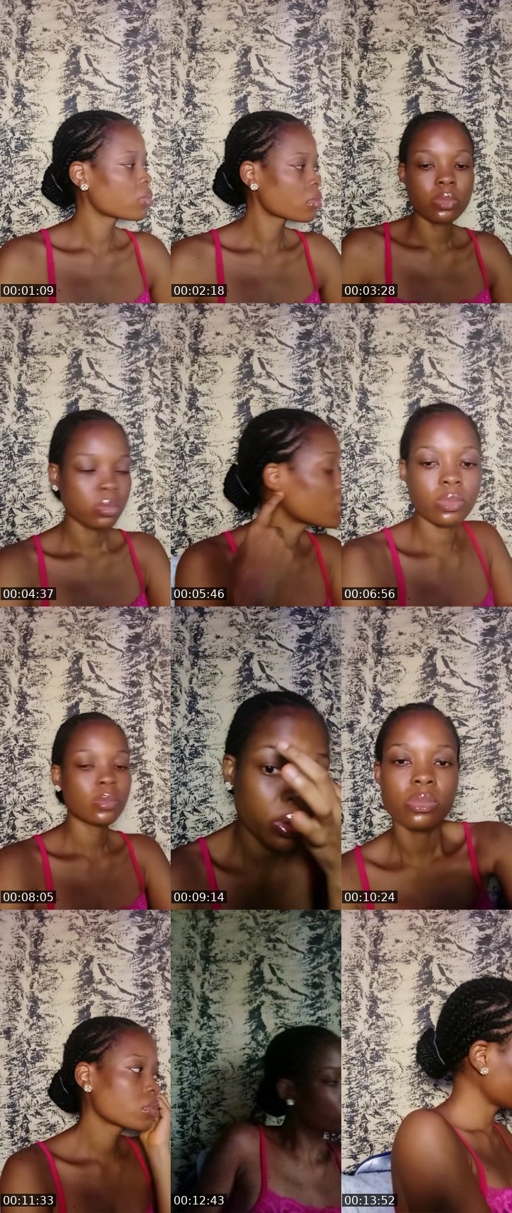 Contact-sheet preview of 💧 THAISÈ 🕊's Liveme recording