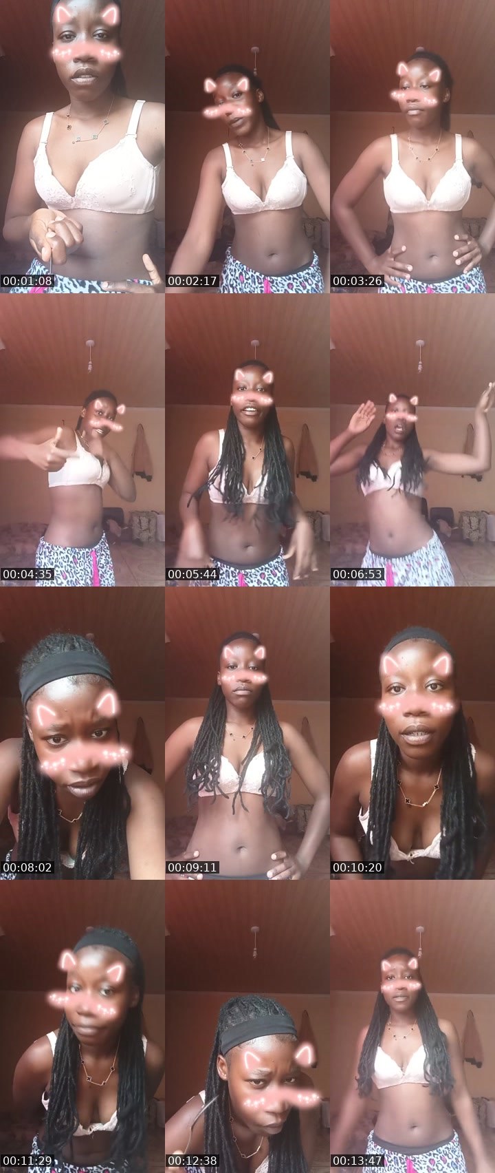 Contact-sheet preview of shanice@22's Liveme recording