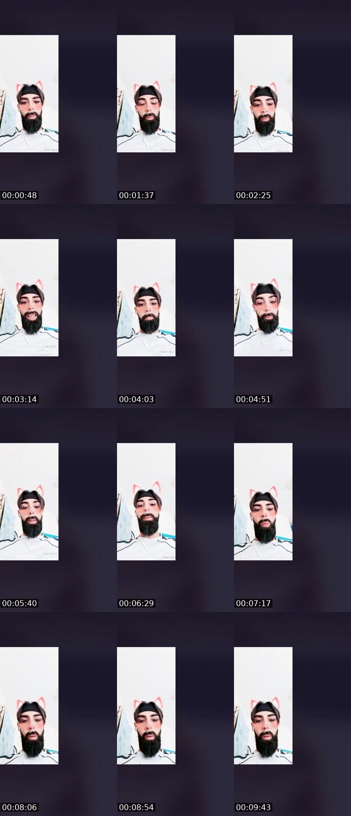 Contact-sheet preview of Reggino Di cuore's Liveme recording