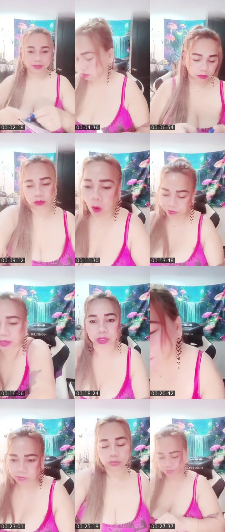 Contact-sheet preview of 👏COCO💞's Liveme recording