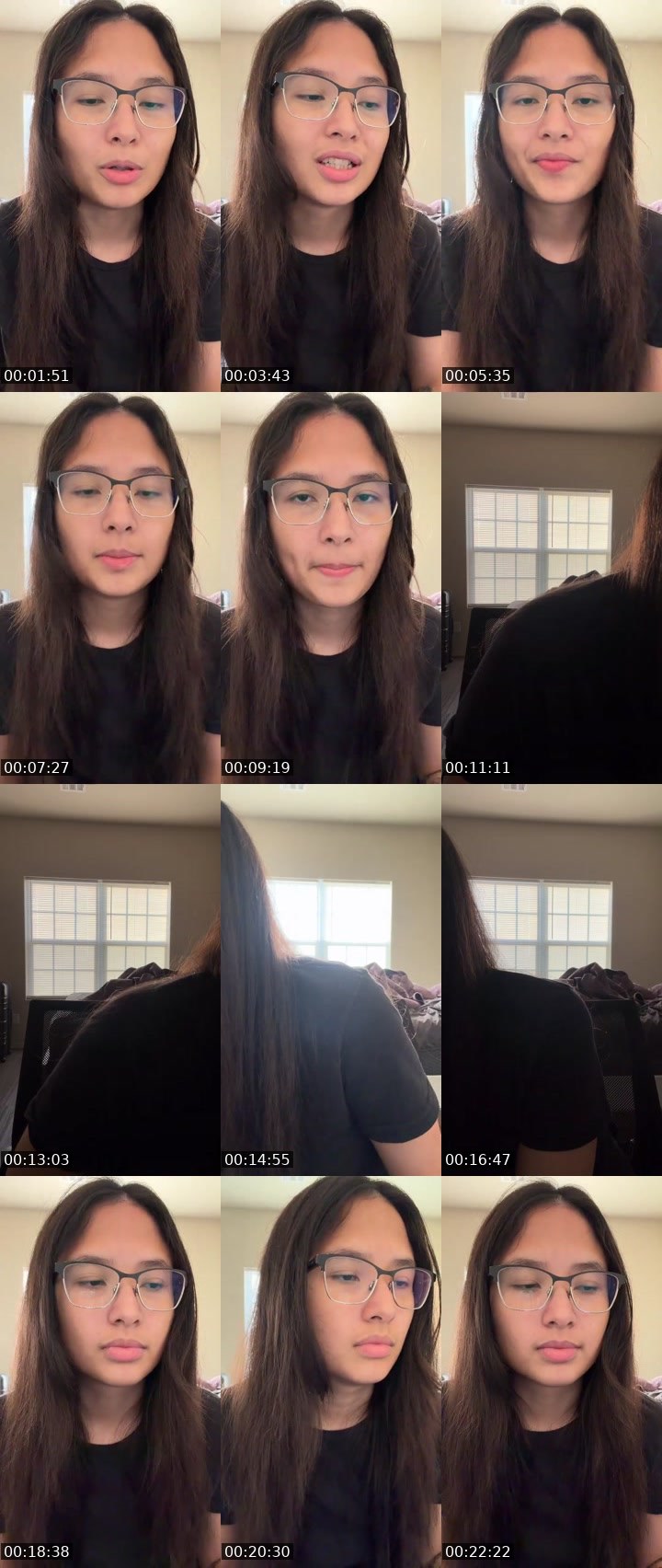 Contact-sheet preview of Bea 🌈🇵🇭🍃's Liveme recording