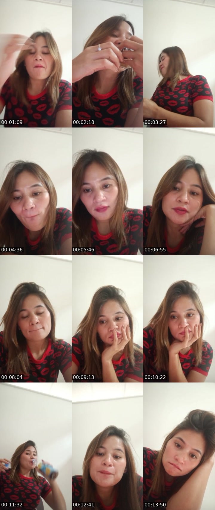 Contact-sheet preview of 🫅Blair🌙's Liveme recording