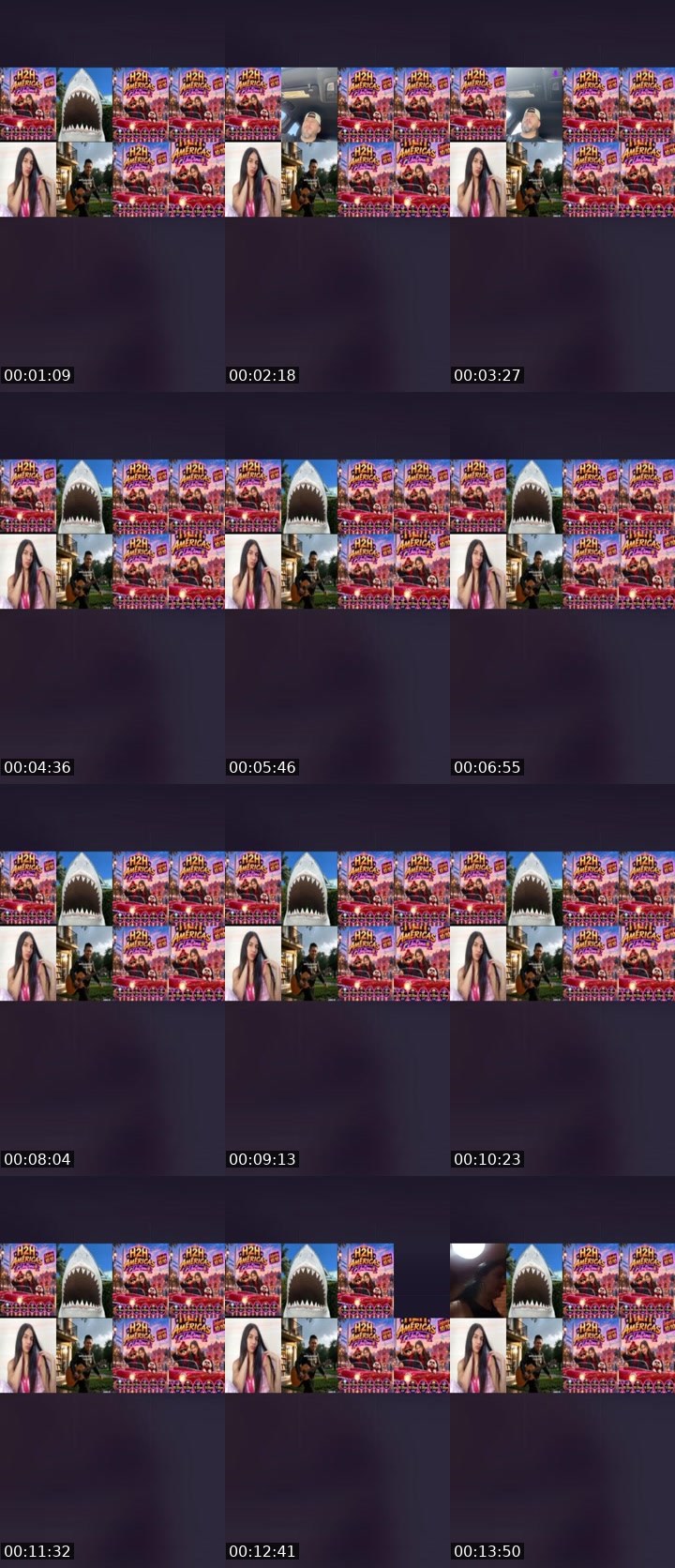 Contact-sheet preview of 𓄂𝐌😈𝐳ão 🔥's Liveme recording