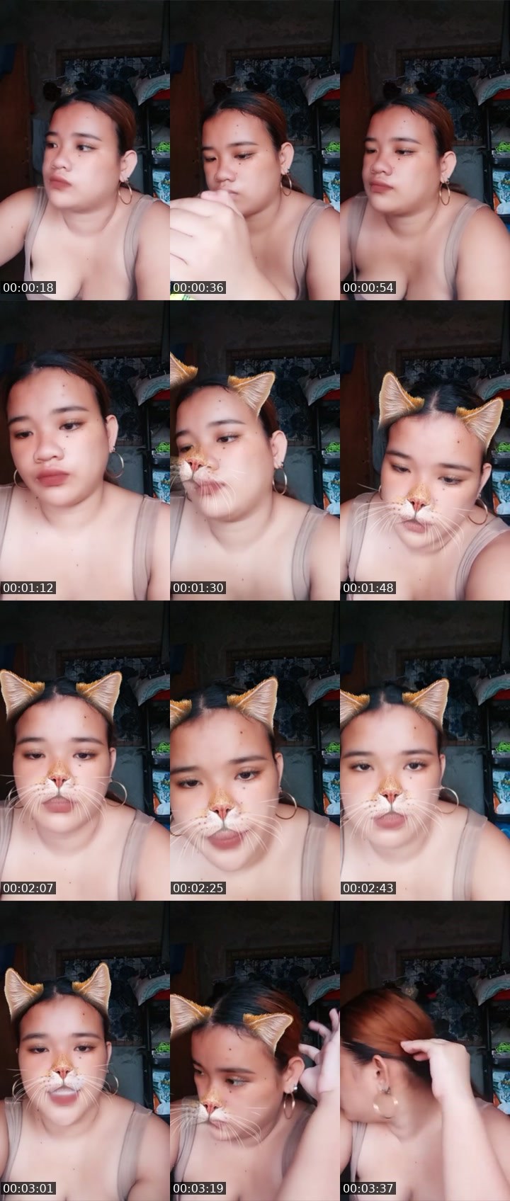 Contact-sheet preview of 👸xybia🧙‍NP's Liveme recording