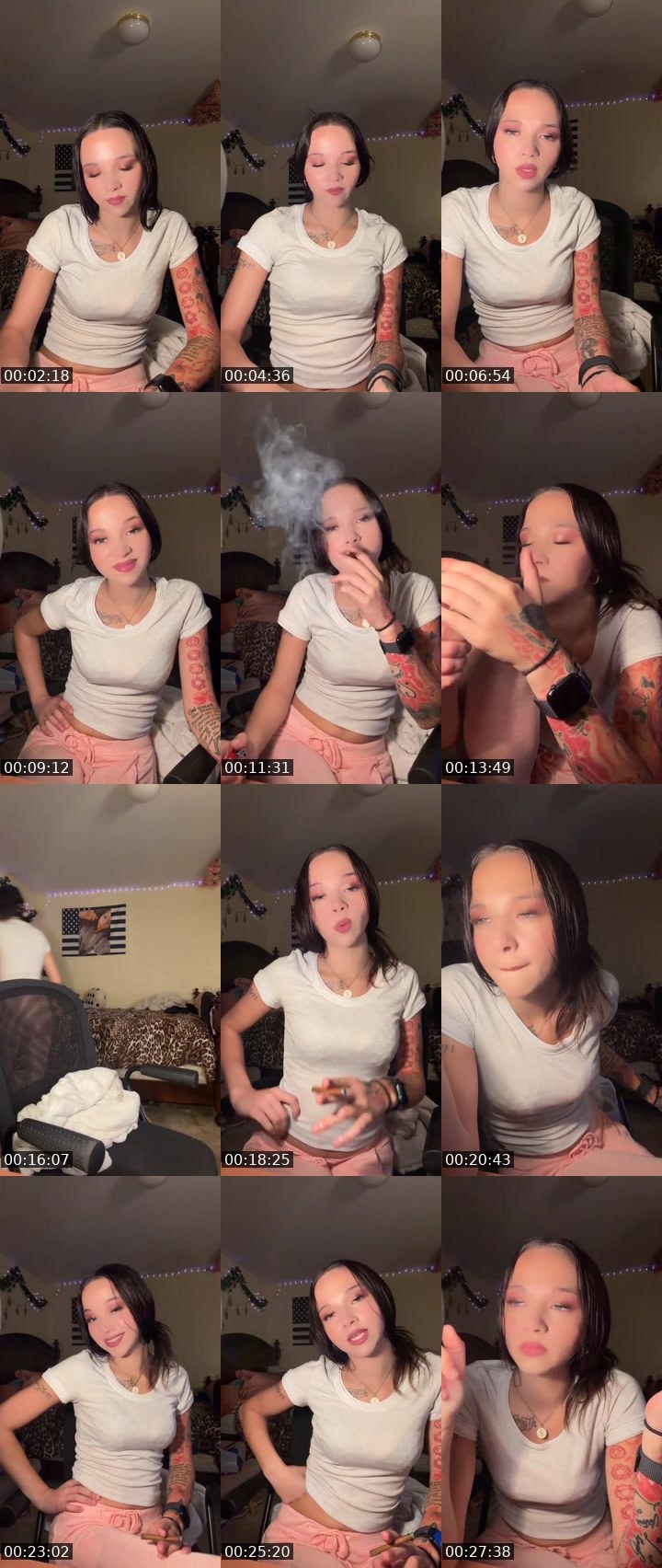 Contact-sheet preview of Goddessfaye's Liveme recording