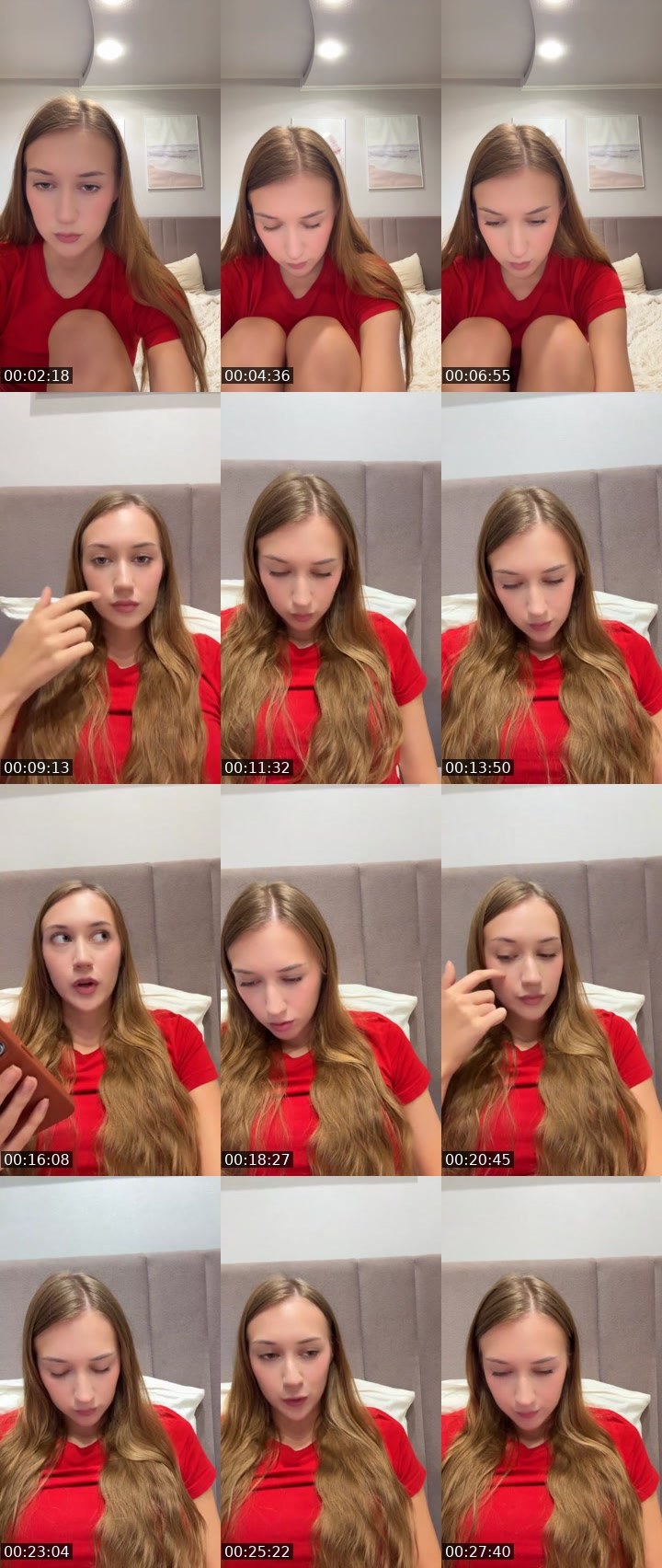 Contact-sheet preview of 🍦ʟᴀᴅʏʙᴀʀʙɪᴇ🍦's Liveme recording