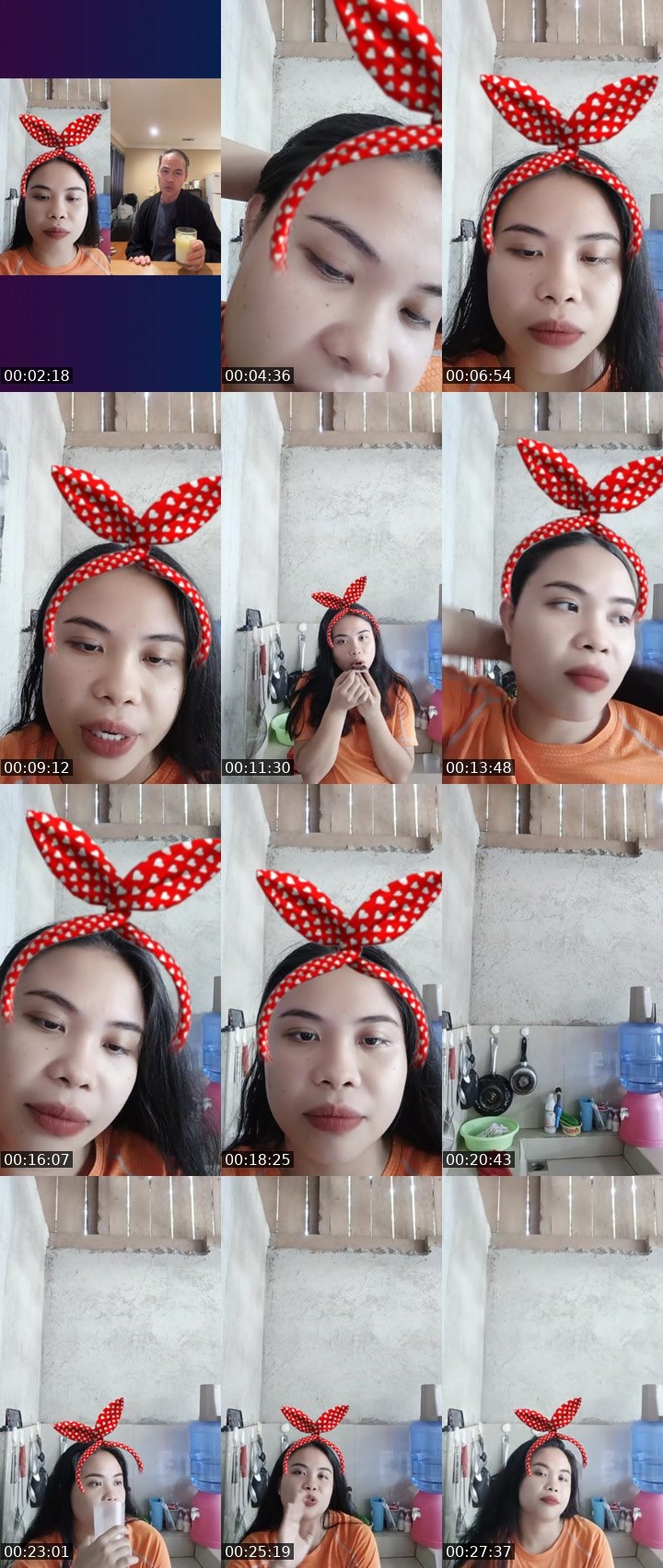 Contact-sheet preview of 💸$ᴵᴬ💎Ann🌷's Liveme recording