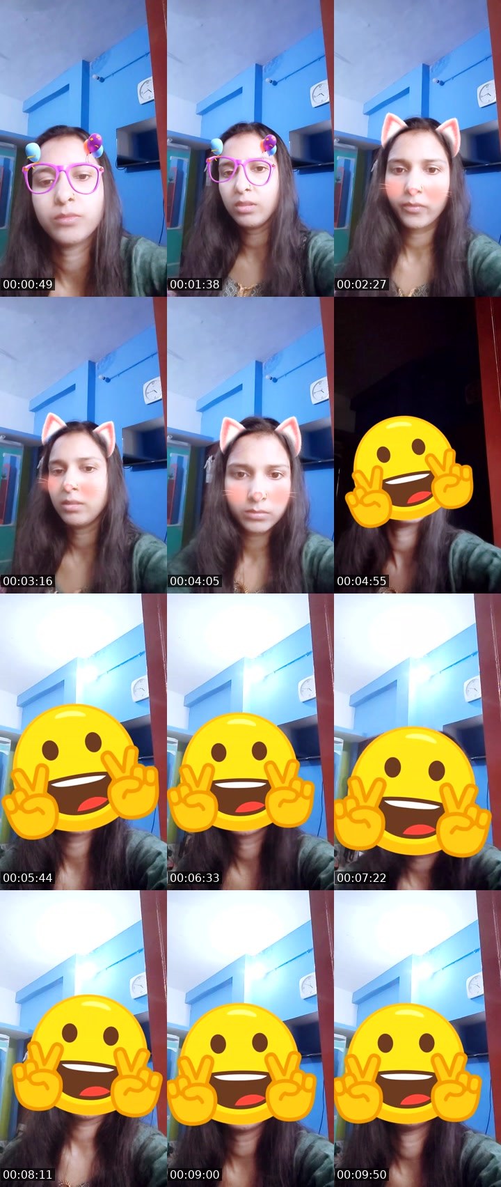 Contact-sheet preview of Lisa 😘's Liveme recording
